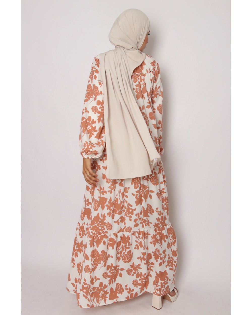 Robe longue Solène imprimée