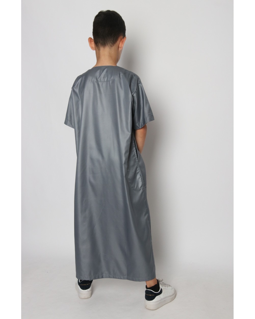 Qamis satiné Afaq enfant S/S