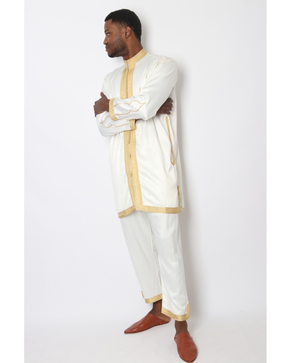 Jabador homme ornement doré