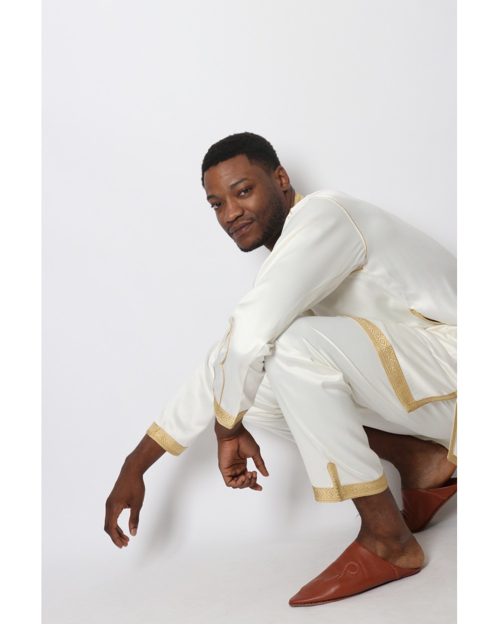 Jabador homme ornement doré