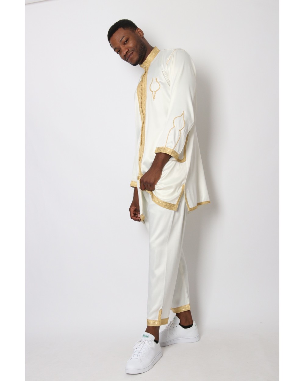 Jabador homme ornement doré