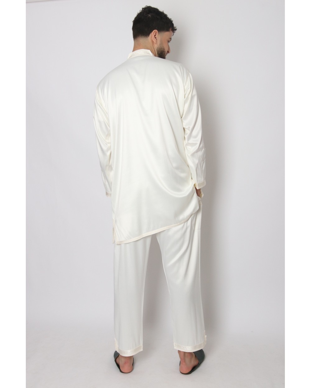 Jabador homme marocain écru