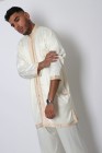 Beige Moroccan Jabador for men