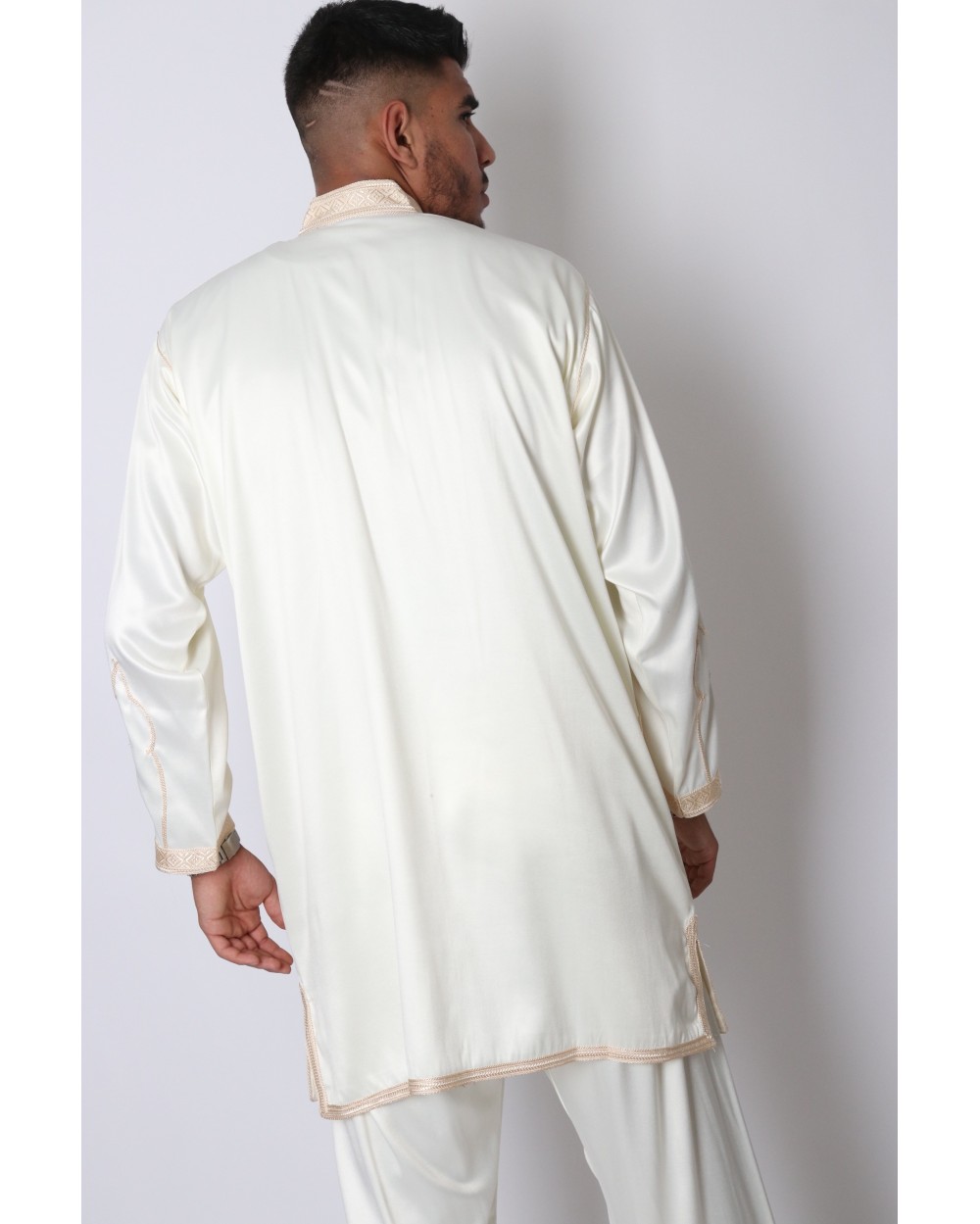 Jabador homme marocain beige