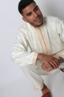 Beige Moroccan Jabador for men