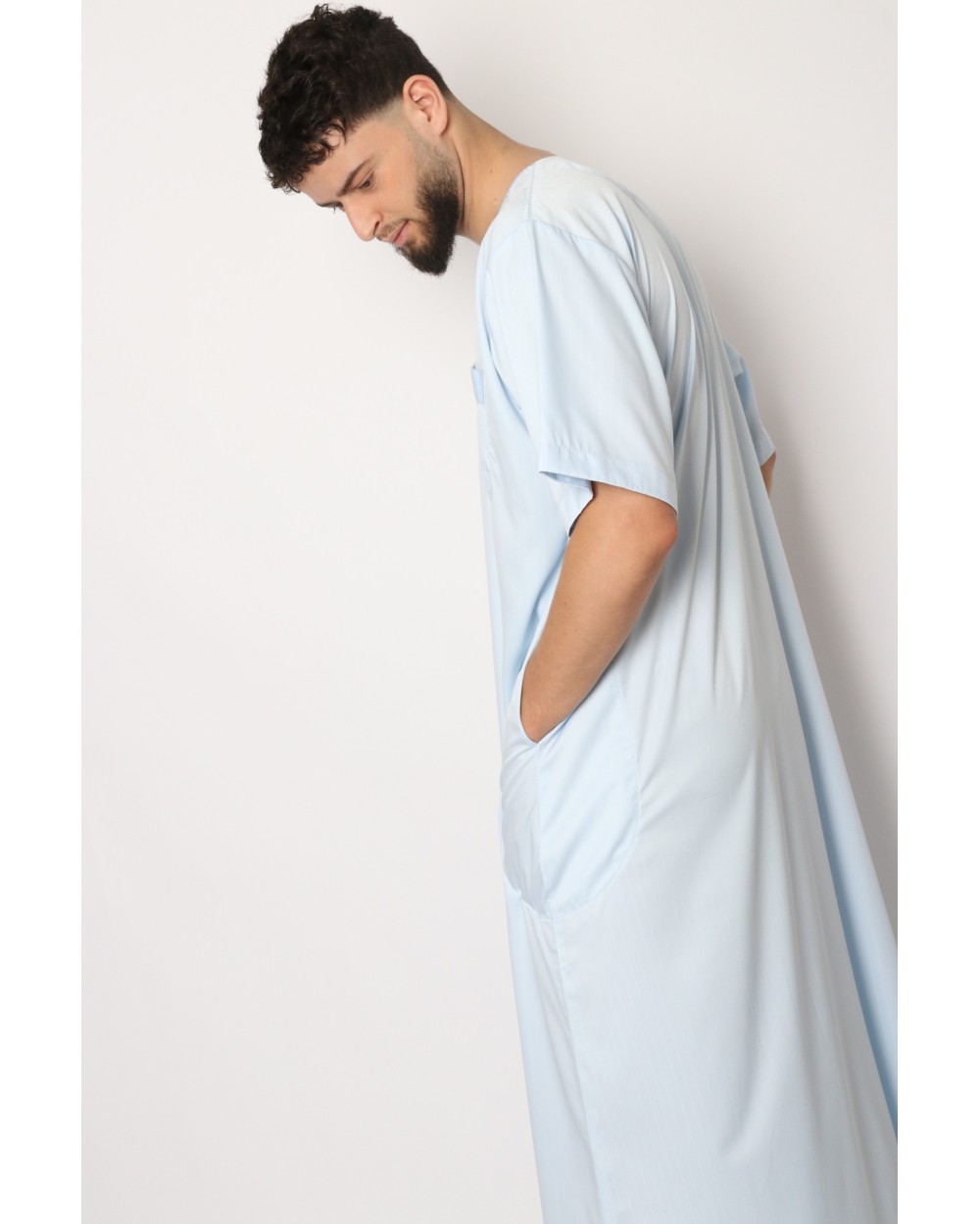 Qamis Afaq SS satiné