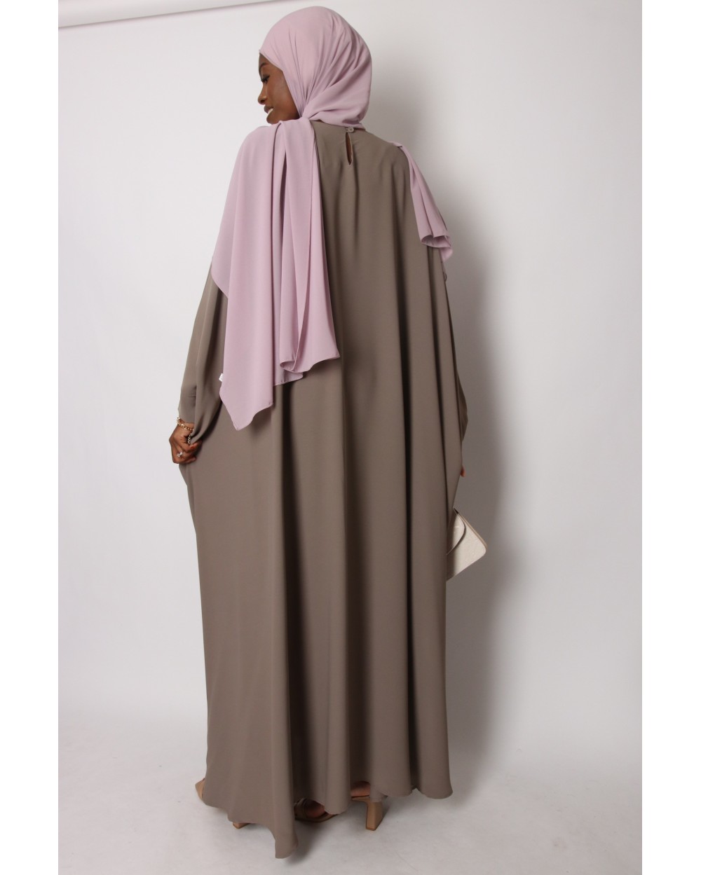 Abaya papillon Soie de médine