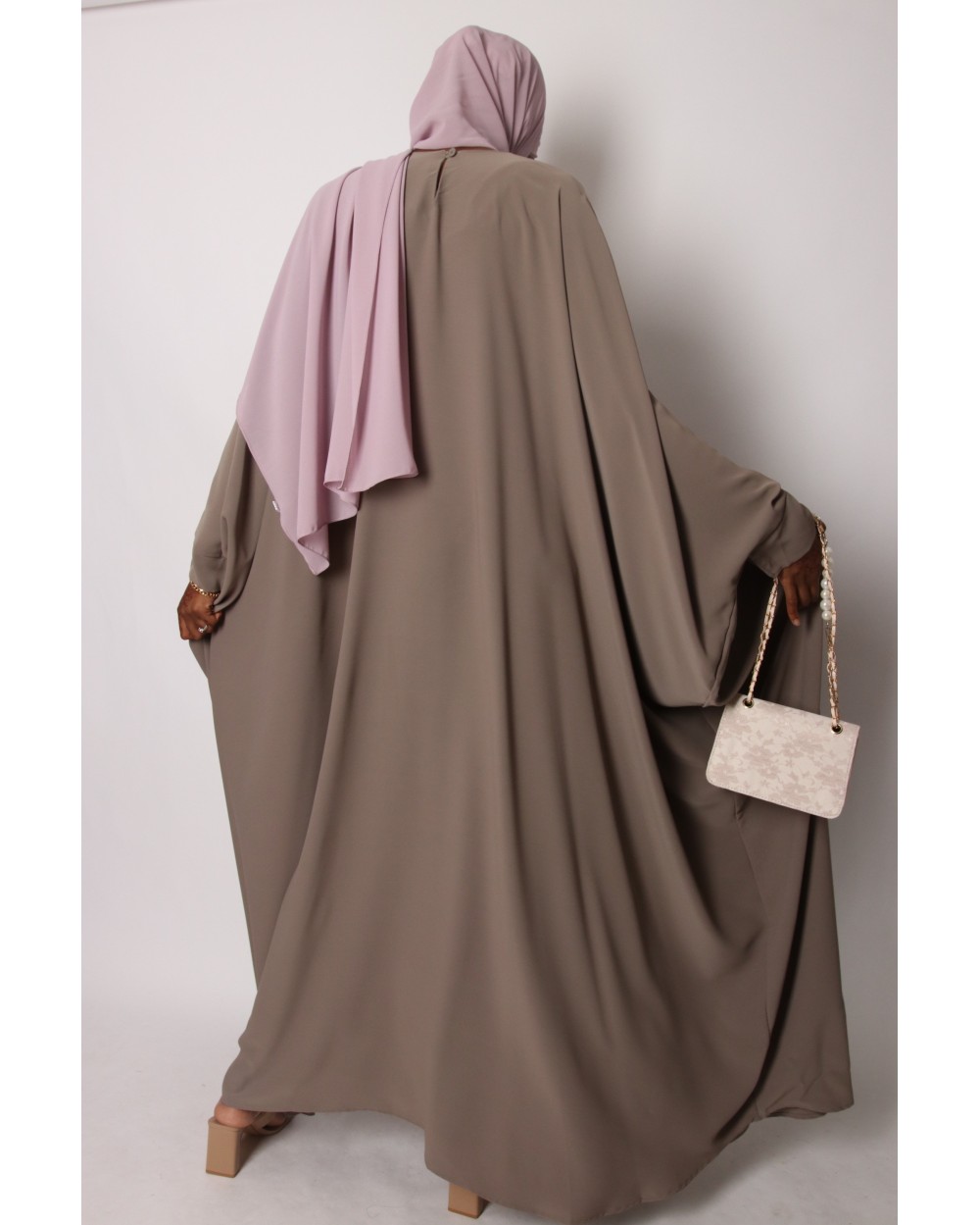 Abaya papillon Soie de médine