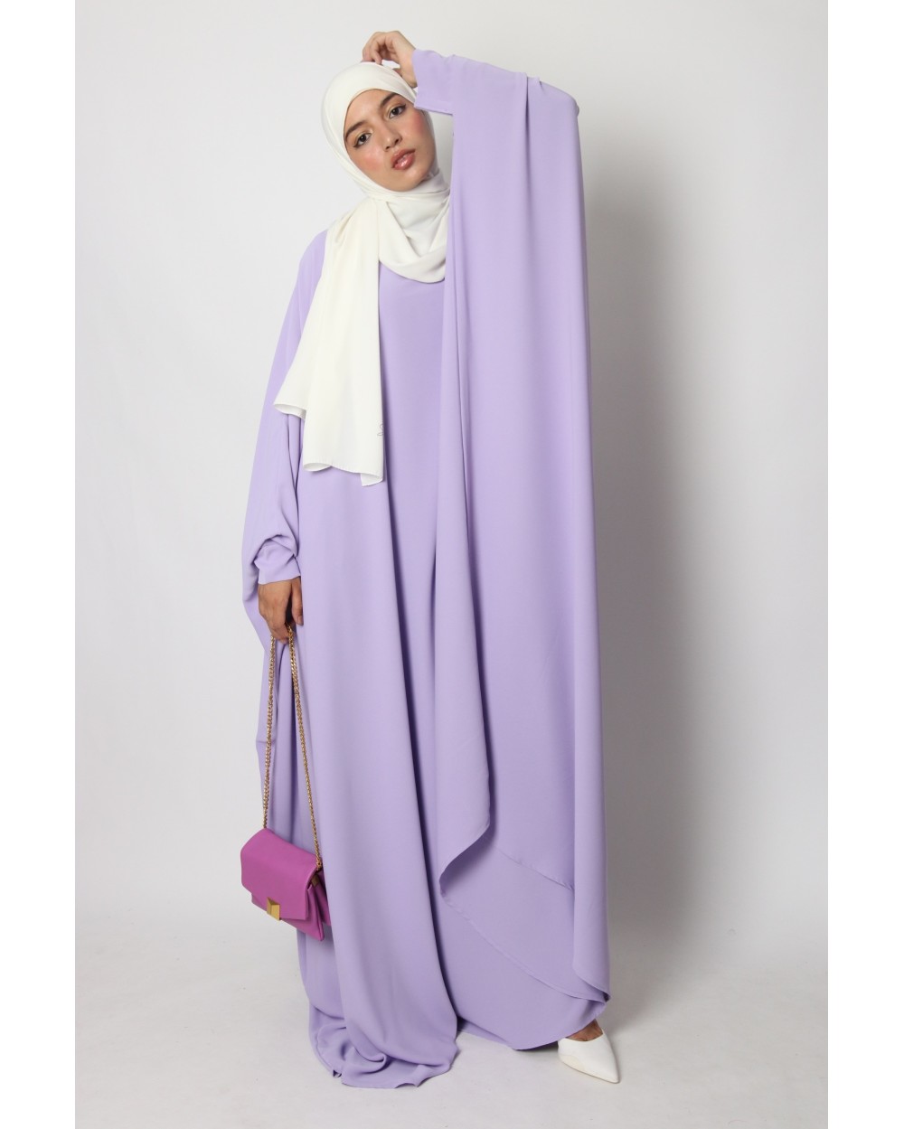 Abaya papillon Soie de médine