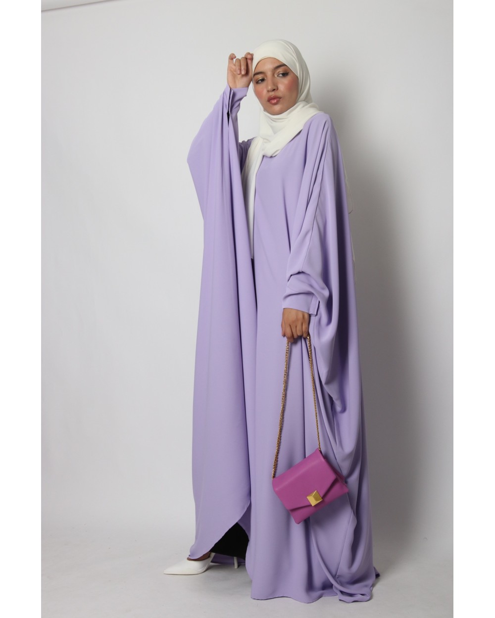 Abaya butterfly Silk from medina