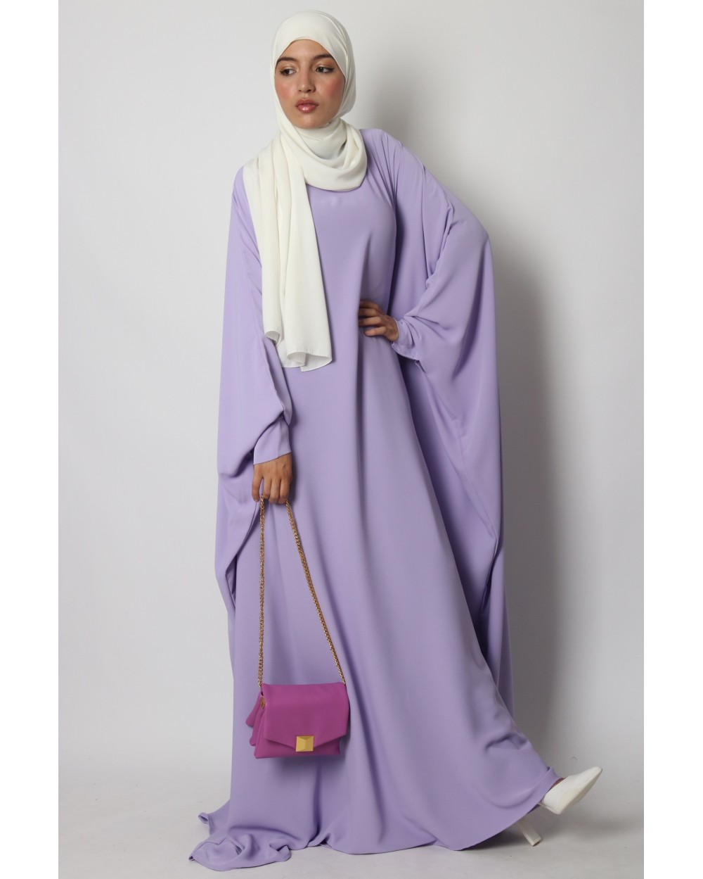 Abaya butterfly Silk from medina