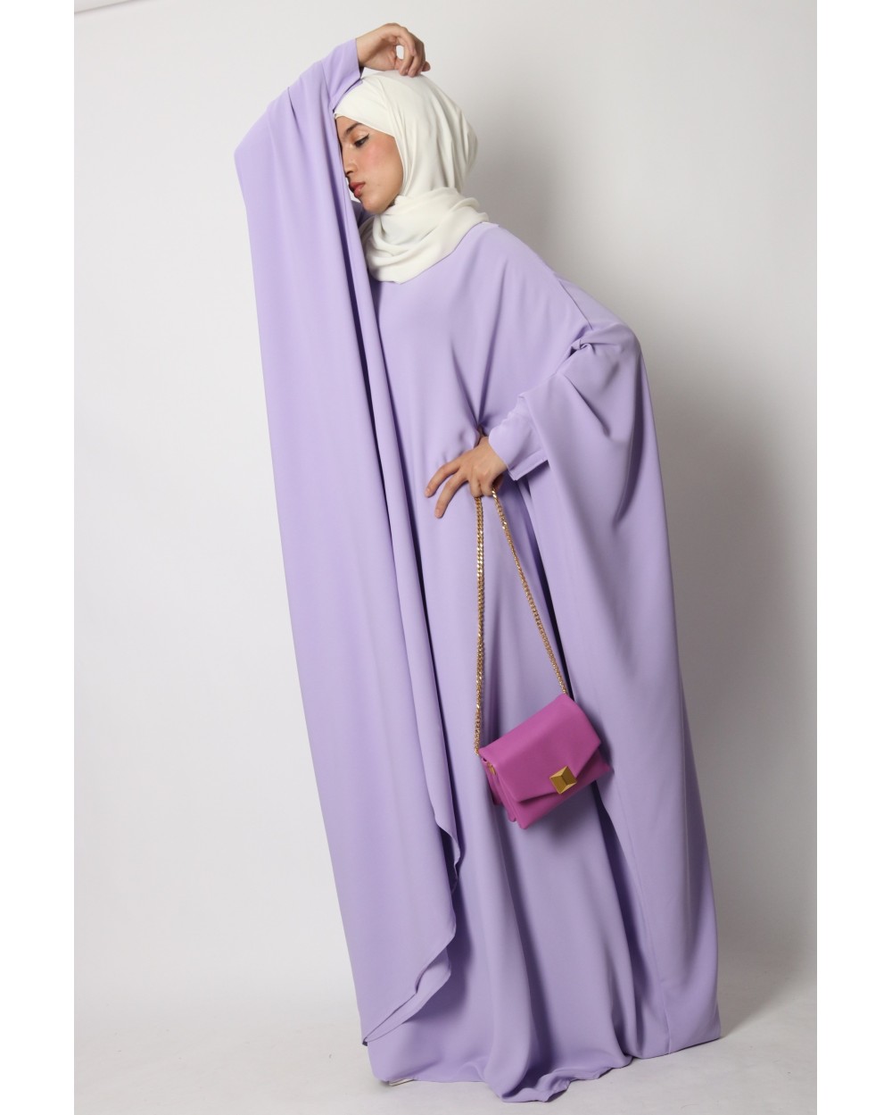 Abaya butterfly Silk from medina