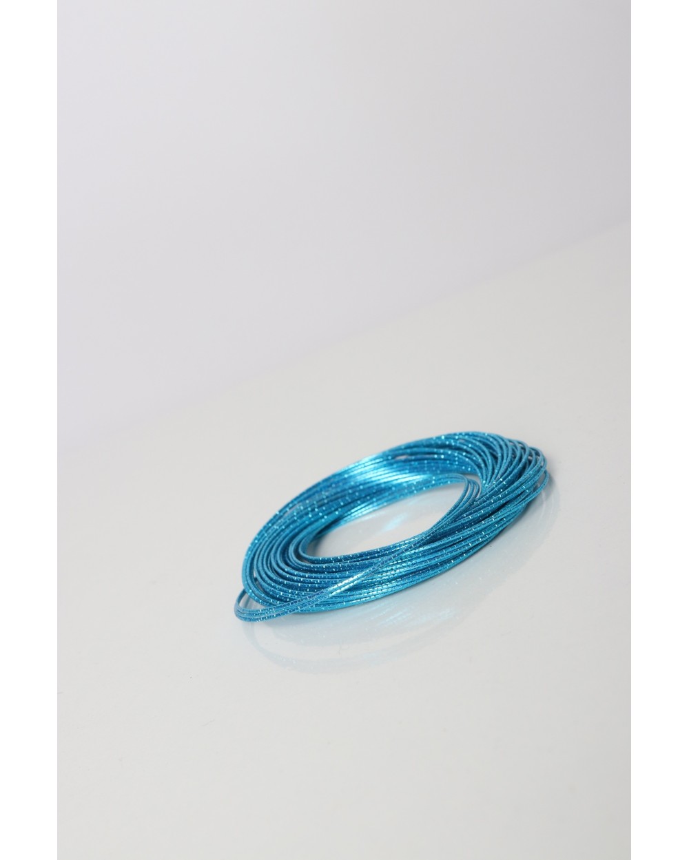 Blue metallic bracelet