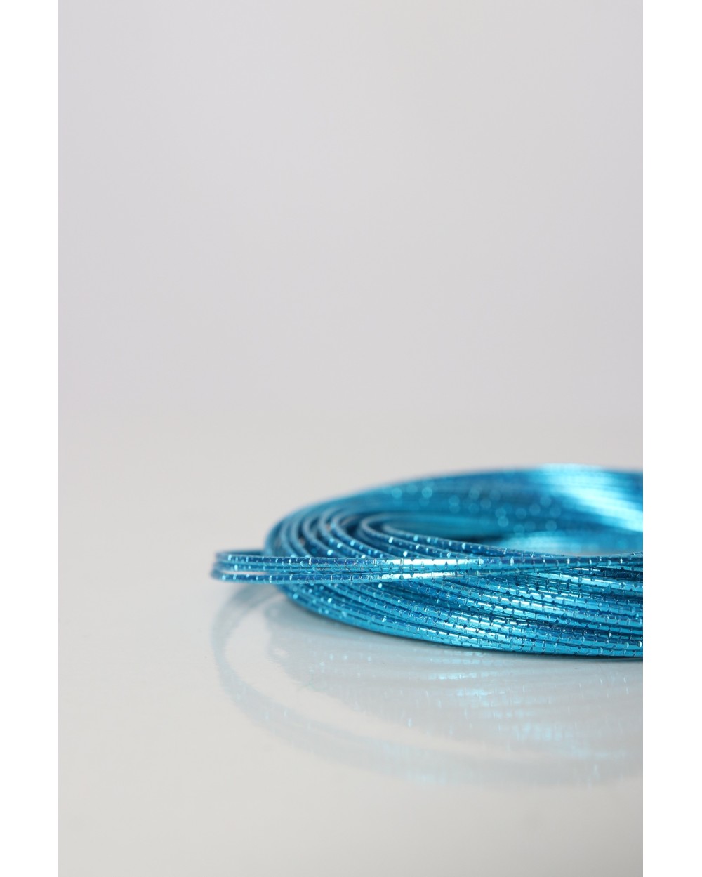 Bracelet metalisé bleu