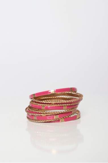 Lot bracelet rose