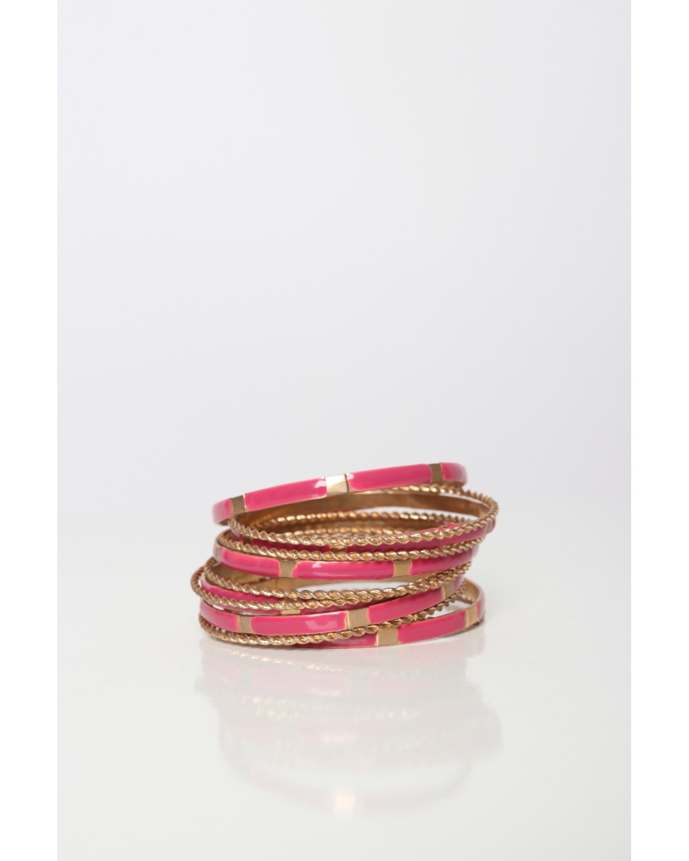 Pink bracelet set