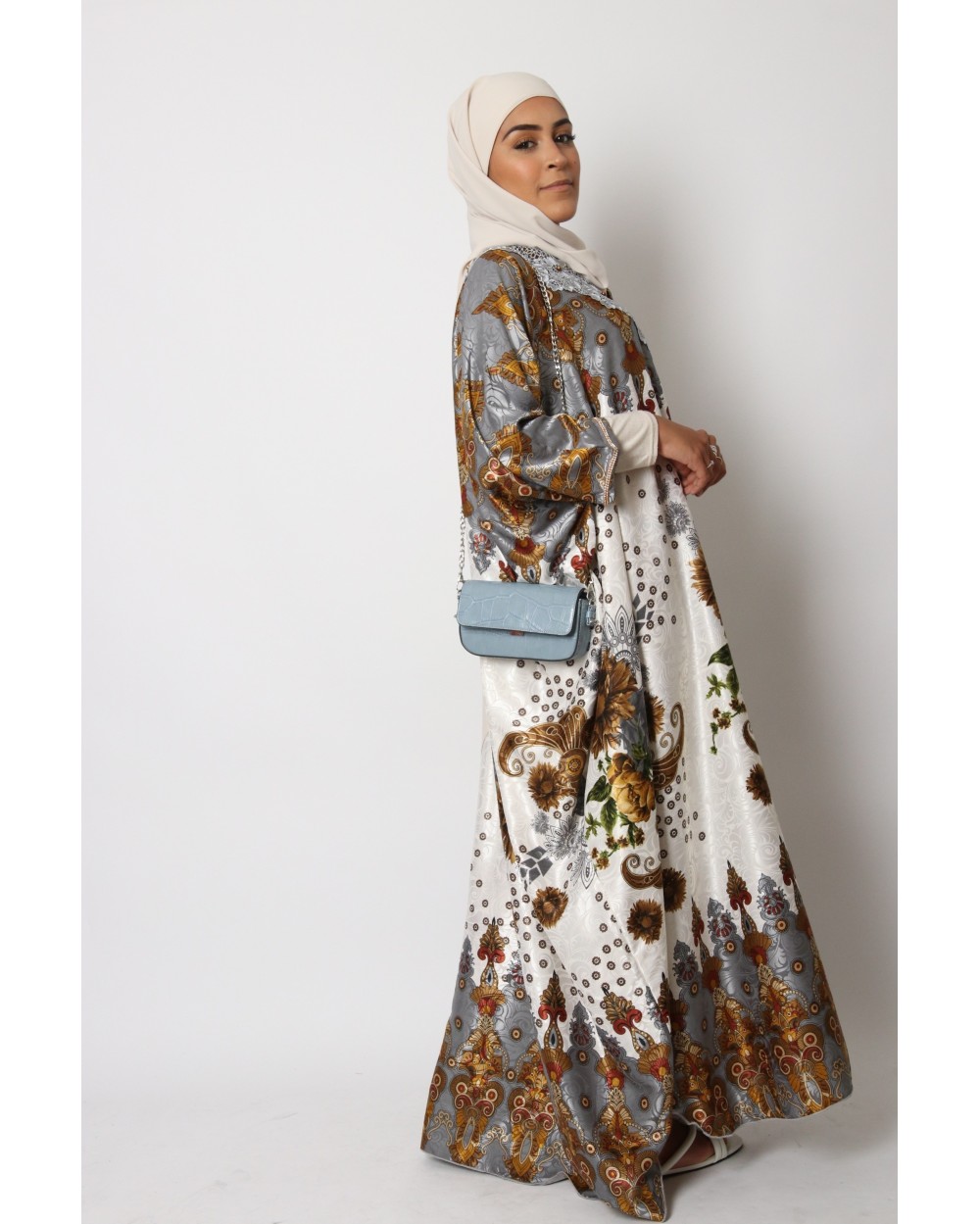 Caftan Camalia motif arcade