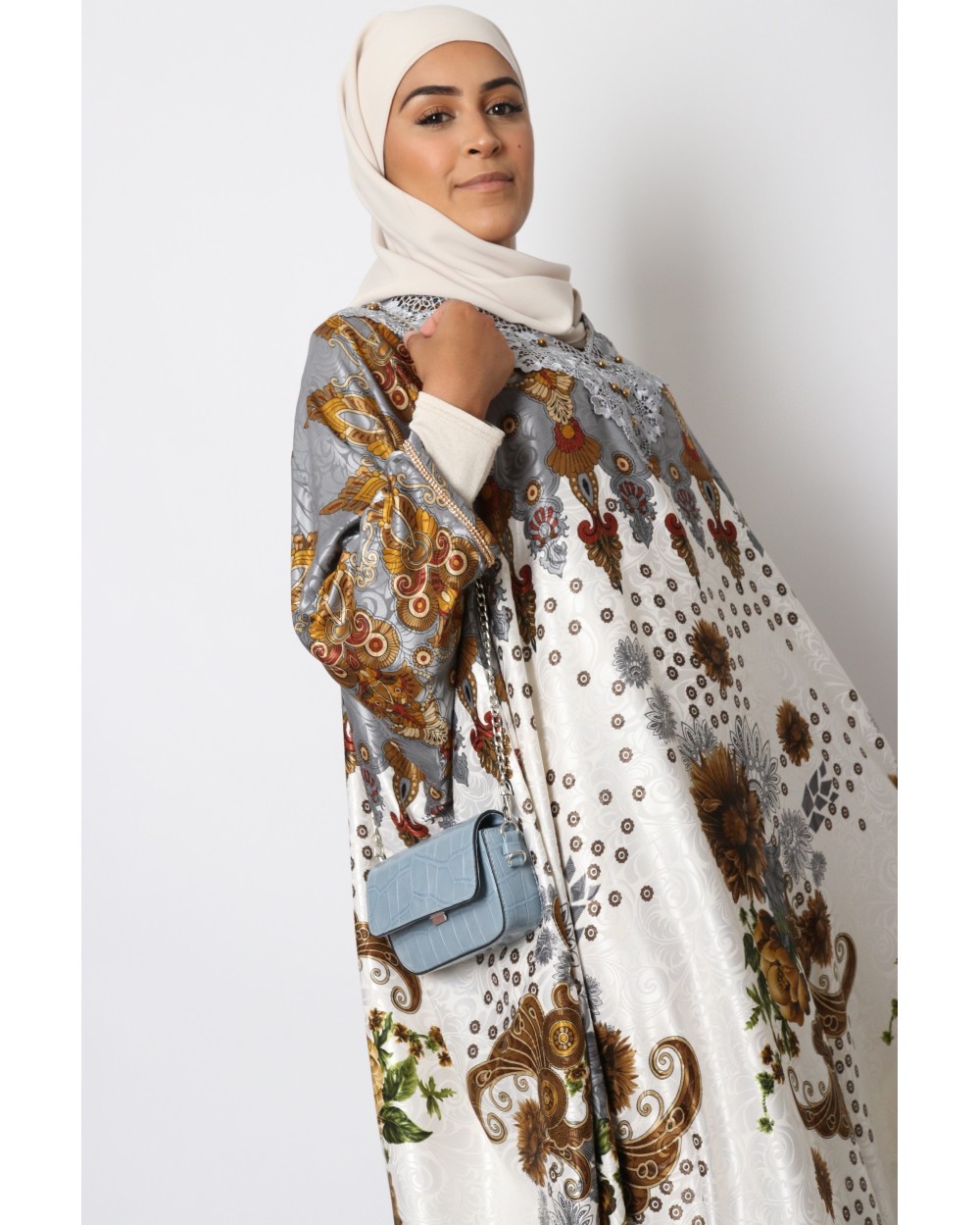 Caftan Camalia motif arcade