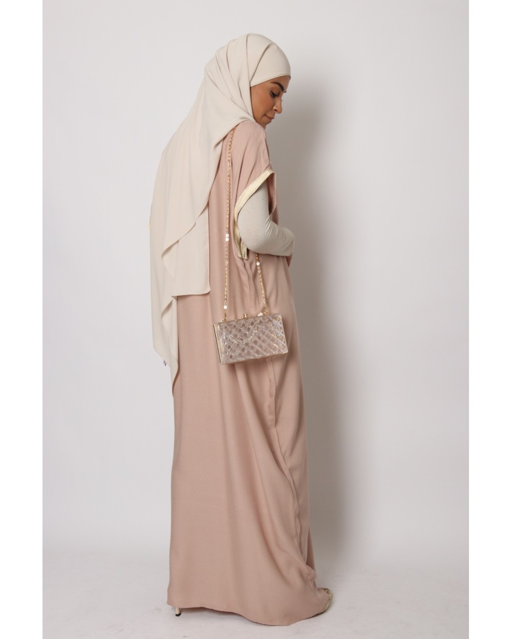 Robe gandoura papillon