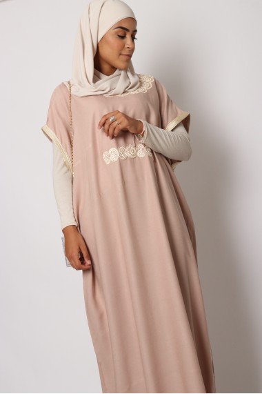 Robe gandoura papillon