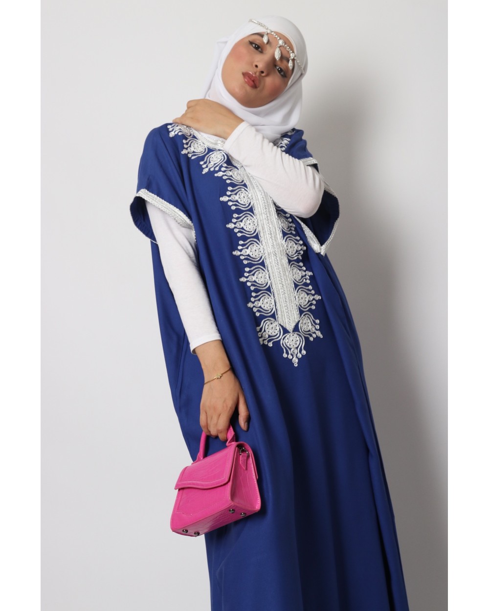 Oriental dress Rahima silver