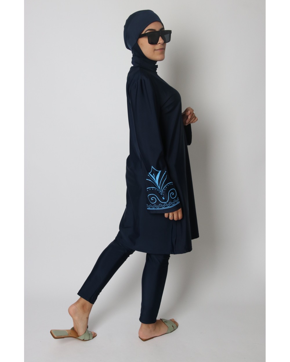 Burkini à manches cloches Yasmine