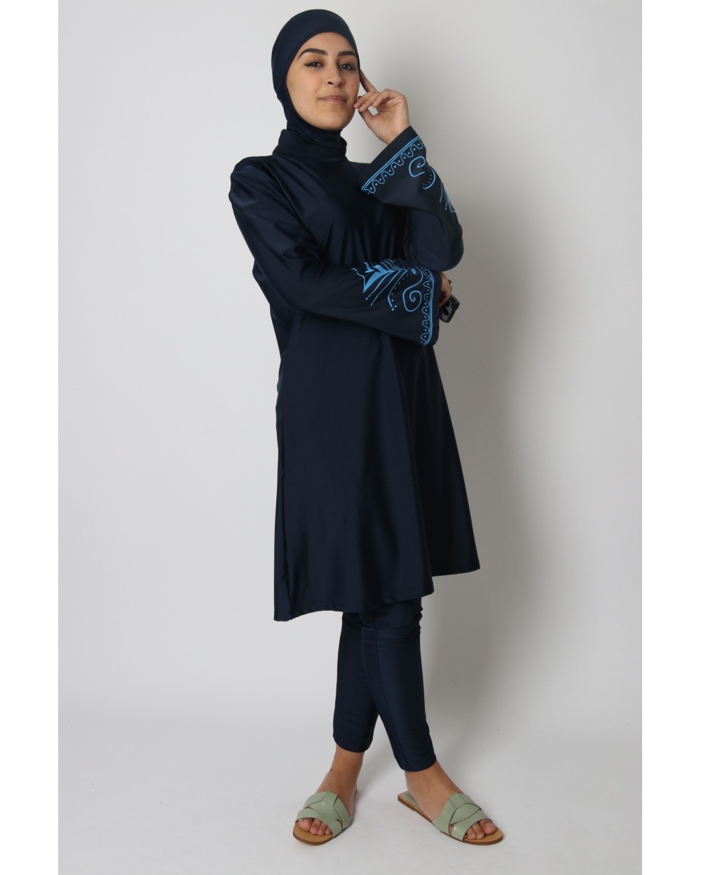 Burkini à manches cloches Yasmine