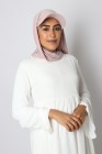 Hijab à enfiler avec casquette intégrée