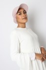 Hijab à enfiler avec casquette intégrée