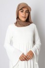 Hijab à enfiler avec casquette intégrée