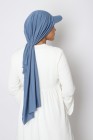 Hijab à enfiler avec casquette intégrée