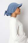 Hijab à enfiler avec casquette intégrée
