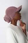 Hijab à enfiler avec casquette intégrée