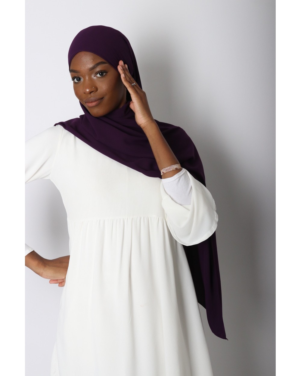 Hijab Soie de Médine Ebruli