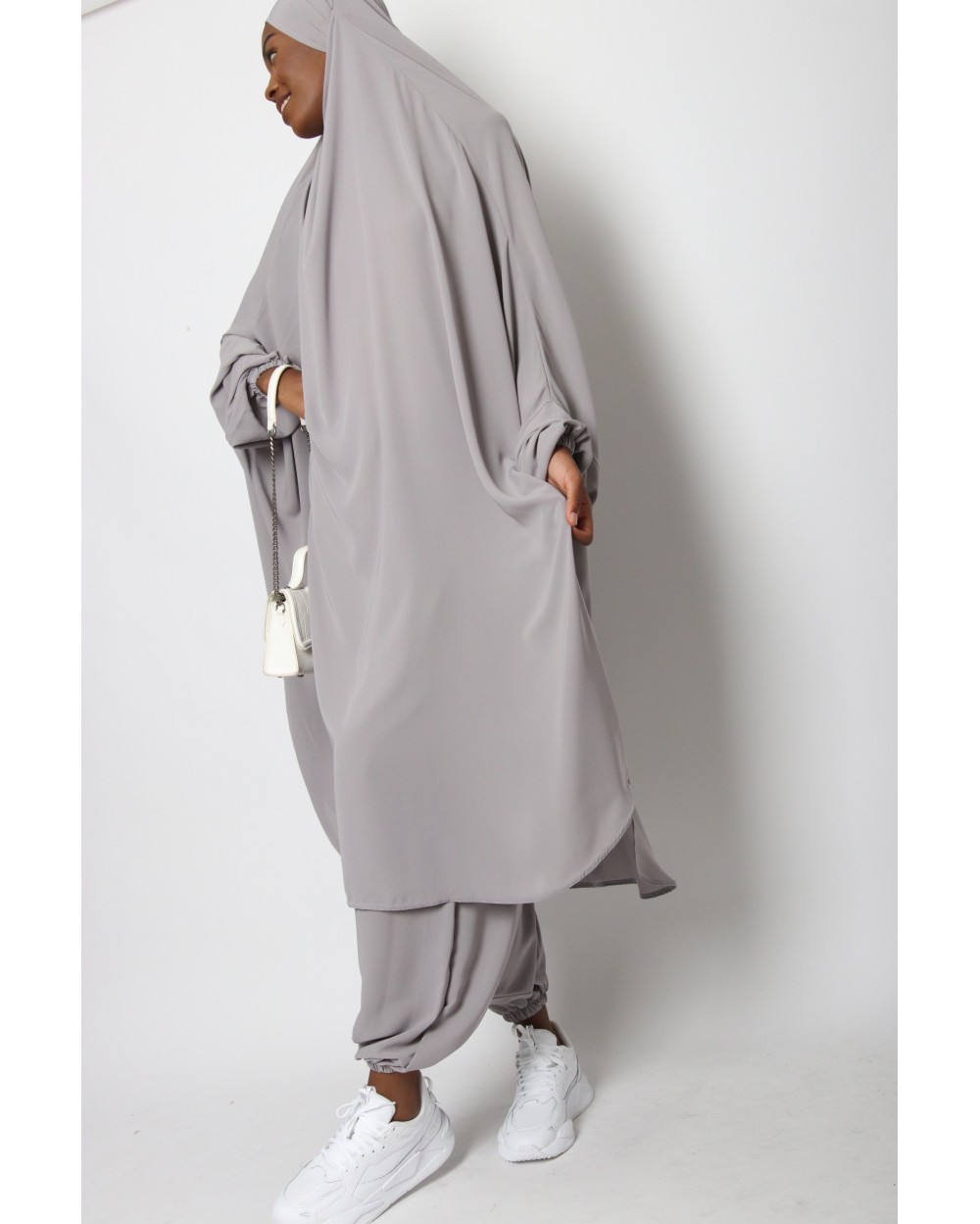 Jilbab 2 pièces sarouel Jamila