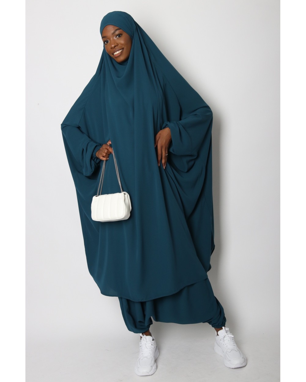 Jilbab 2 pièces sarouel Jamila