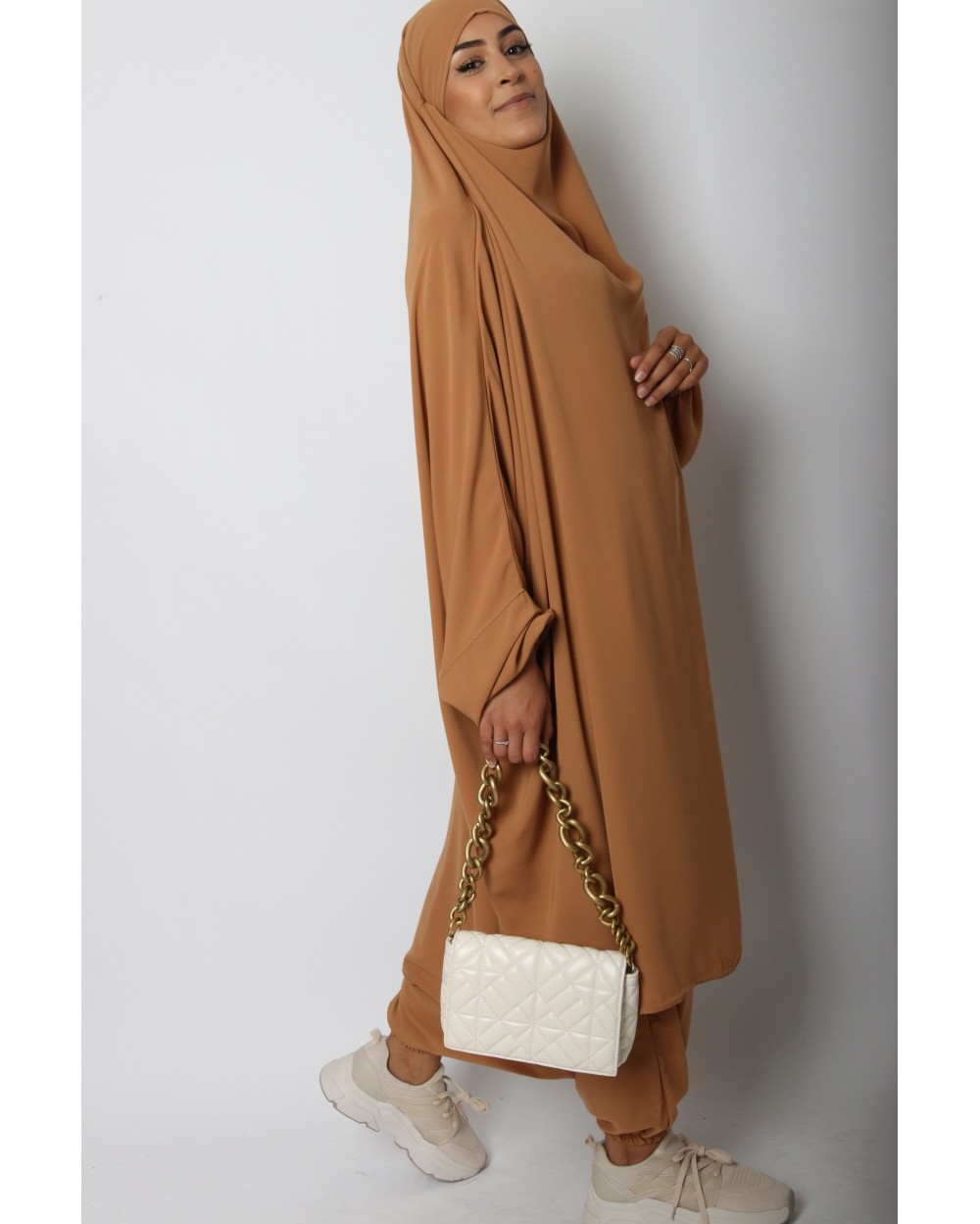 Jilbab 2 pièces sarouel Jamila