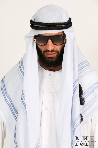 Black hoop saudian For men - Iqal