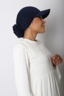 Hijab à enfiler avec casquette intégrée