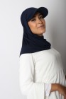 Hijab à enfiler avec casquette intégrée