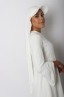 Hijab à enfiler avec casquette intégrée