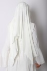 Hijab à enfiler avec casquette intégrée
