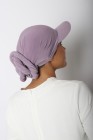 Hijab à enfiler avec casquette intégrée