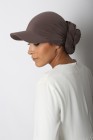 Hijab à enfiler avec casquette intégrée