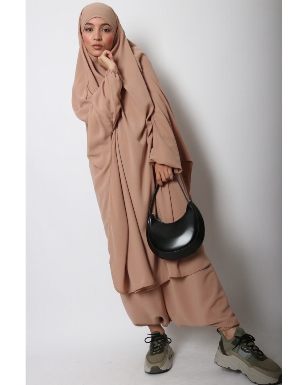 Jilbab 2 pièces sarouel Jamila