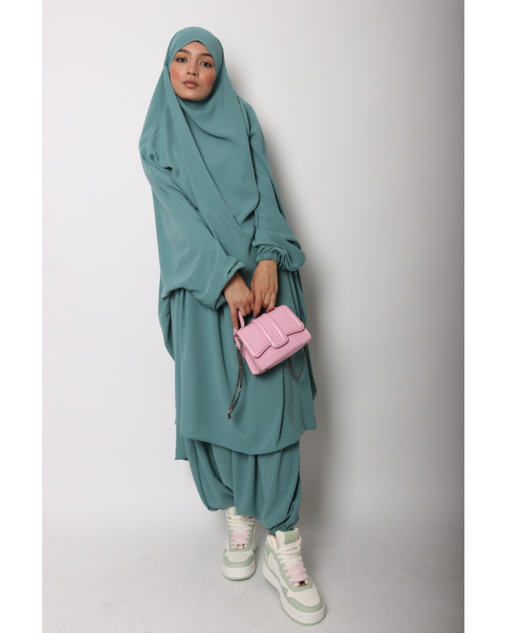 Jilbab 2 pièces sarouel Jamila
