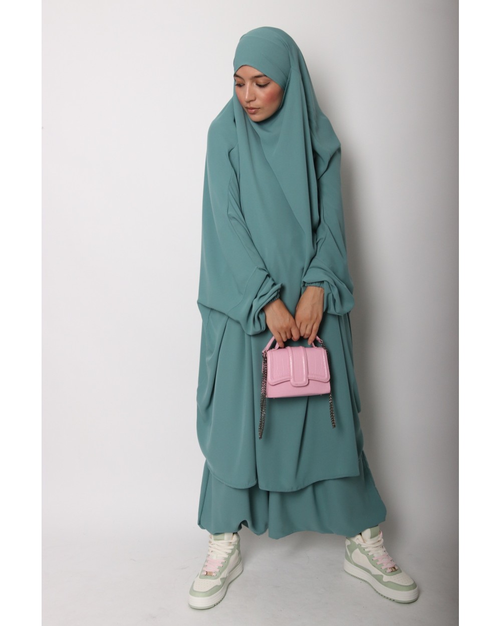Jilbab 2 pièces sarouel Jamila
