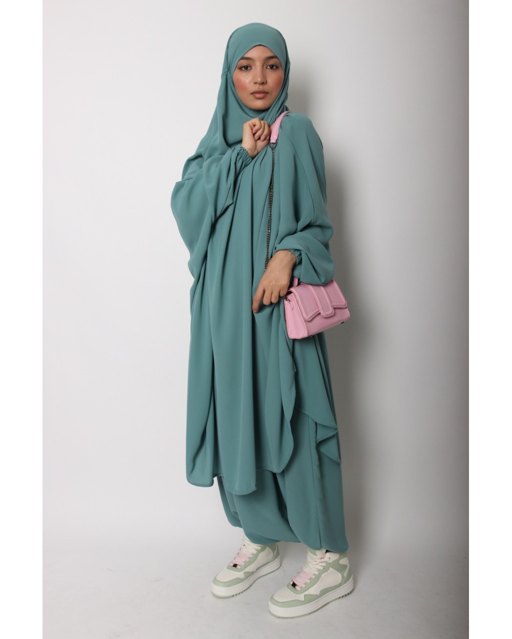 Jilbab 2 pièces sarouel Jamila