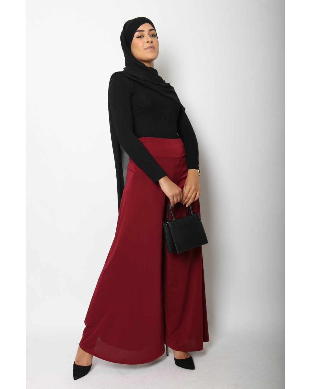 Palazzo pants high waist lycra