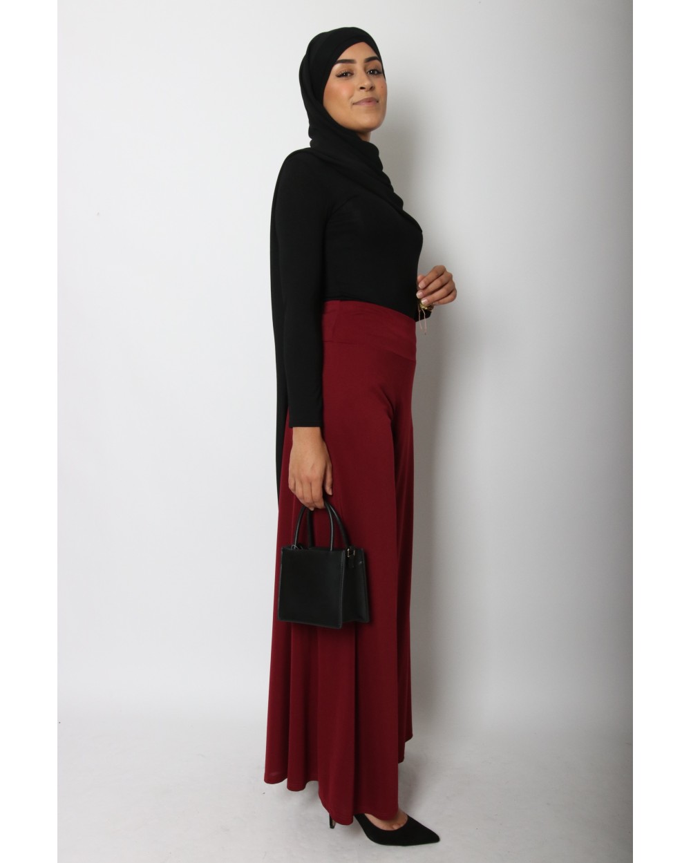 Palazzo pants high waist lycra